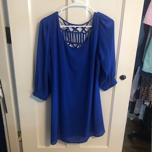 Want and Need XL 3/4 Sleeve Knee-Length Dress